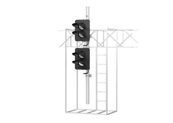 Светофор четырехзначный светодиодный 17666-00-00 на мостиках и консолях