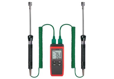 Контактный термометр RGK CT-12 с двумя поверхностными зондами TR-10S с поверкой