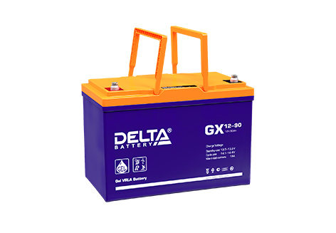 Свинцово-кислотный аккумулятор Delta GX 12-90