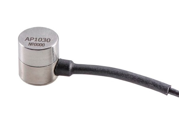 Вибропреобразователь ускорения миниатюрный с зарядовым выходом однокомпонентный AP1030