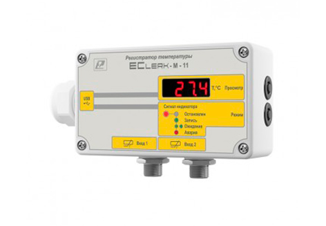 Измеритель-регистратор температуры EClerk-M-2Pt-HP