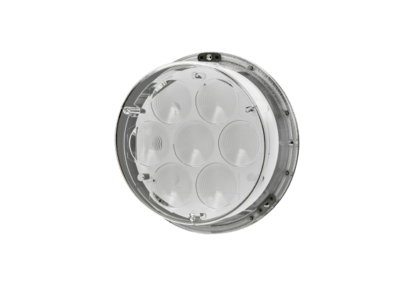Система мачтового светофора лунно-белая светодиодная с универсальным питанием светооптическая НКМР.676636.030