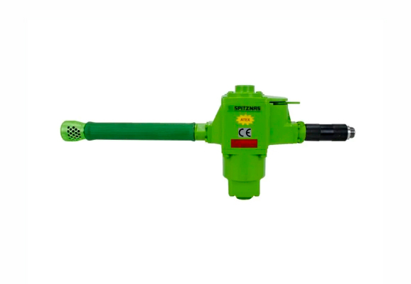 Пневматическая дрель с продвигаемым шпинделем 430 мм поворотный дроссель (3/4&quot; поворот в обе стороны)