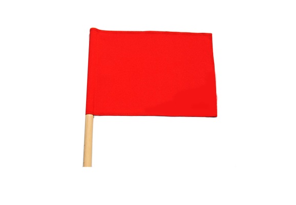 Warnflagge Fs-Zhc (rot)