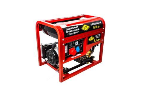 Дизельный генератор DDE DDG6000-3E