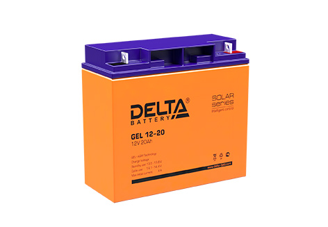 Свинцово-кислотный аккумулятор Delta GEL 12-20