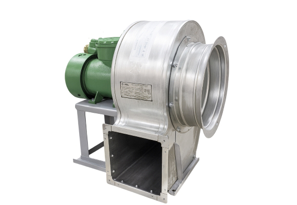 Электровентилятор радиальный взрывозащищенный ВР-300-45-№2-В-сх.1-Пр270-1,1кВт-3000об/мин