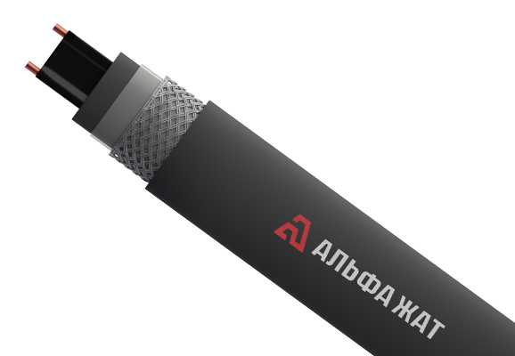 Кабель греющий саморегулирующийся экранированный REXANT PRO SRL30-2CR 30Вт/м, 1,2мм2/140м, 200 м