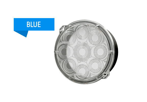 LED system MT1C NKMR.676636.110-04 blue (diameter 160 mm) with universal power supply