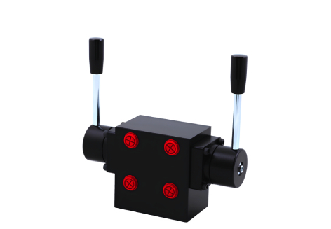 Распределитель плоскоповоротный двухпоточный с понижающим клапаном 2ГРП70-6-43ЕЕ-1К