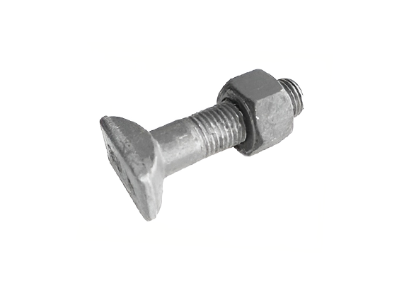 Болт клеммный М22х75 с гайкой для подкладок КБ, КД