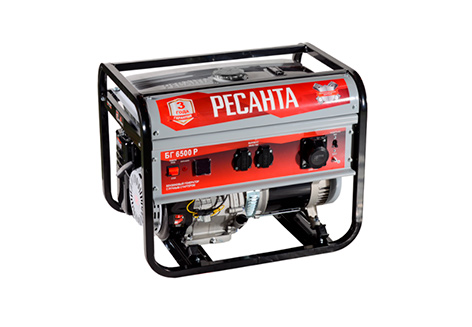 Бензиновый генератор Ресанта БГ 6500 Р