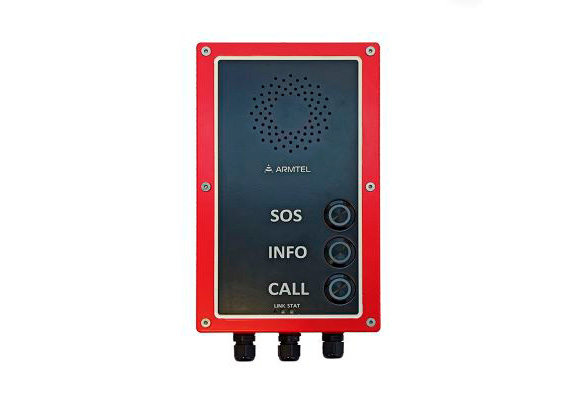 Устройство переговорное CCS-IP2 вандалозащищенное (3 кнопки, 1 порт Ethernet)