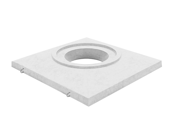 Плита опорная универсальная прямоугольная 1,6х1,6 (В25)