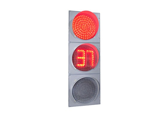 Transport light signal T.1.1 with a countdown panel (flat body)