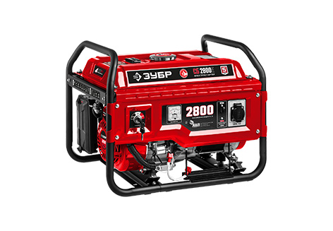 Бензиновый генератор ЗУБР СБ-2800Е