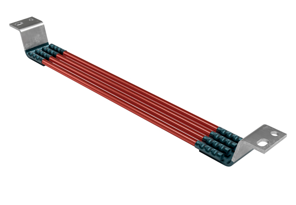 Перемычка междроссельная четырехдвухпроводная сталемедная эластичная ММСЭ-70х4-700 17360-30-00-00