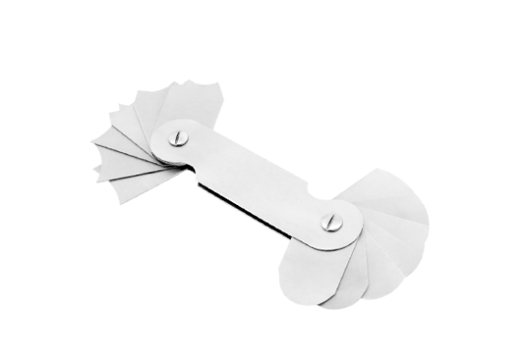 Набор радиусных шаблонов №2 (6 выпуклых, 6 вогнутых)