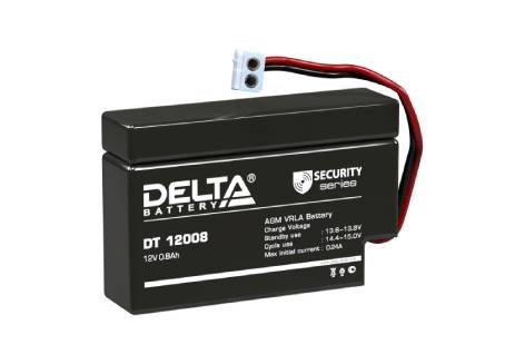 Свинцово-кислотный аккумулятор Delta DT 12008 (T9)