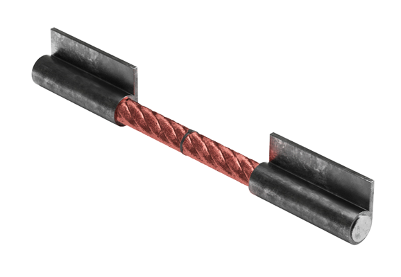 Соединитель электрический рельсовый стыковой фартучный РЭСФ-01-120 1526.00.000-02