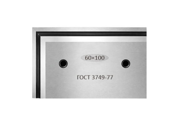 Угольник лекальный УЛ 60х100 мм