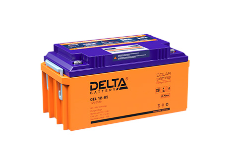 Свинцово-кислотный аккумулятор Delta GEL 12-65