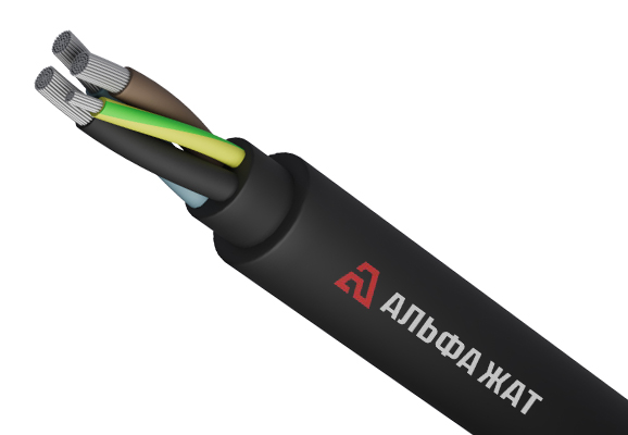 Гибкий силовой кабель алюминиевый АсКГТП 1х400