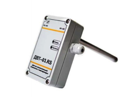 Датчик влажности и температуры ДВТ-03.RS.К1