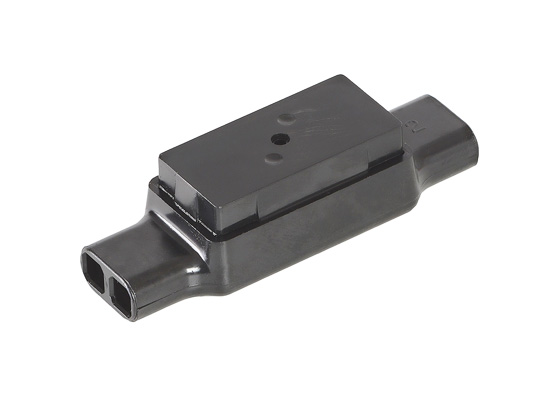 Соединитель однопарный черный, 0,9-1,3 мм (диаметр изоляции до 4,4 мм)