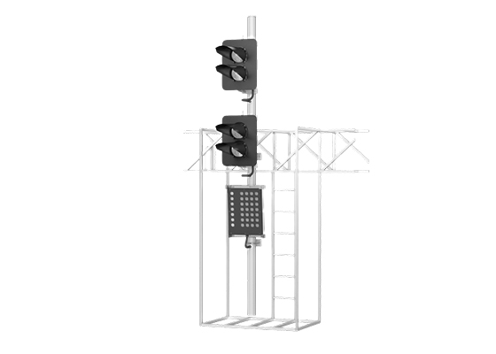 4-units LED suspended signal 17667-00-00 with a route indicator