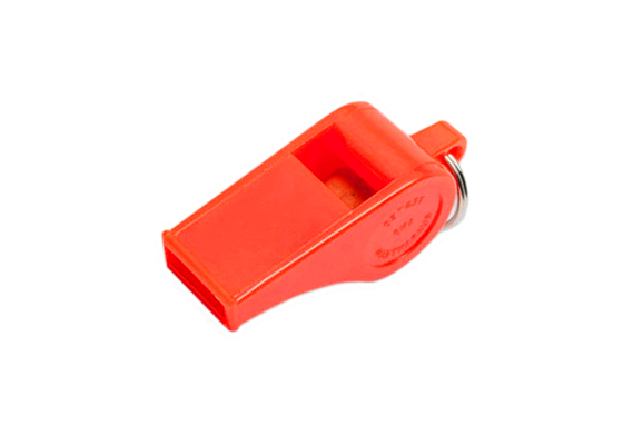 Свисток сигнальный железнодорожный (пластик)