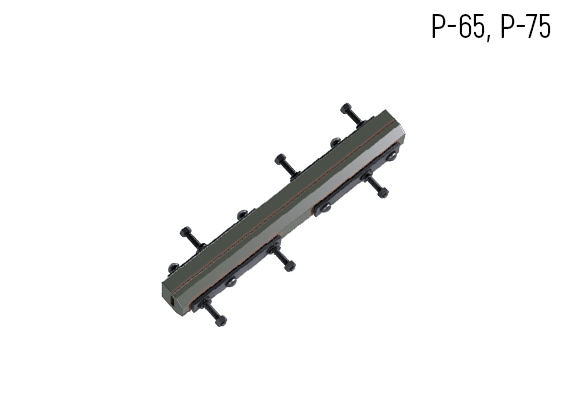 Сборный изолирующий стык с магнитопроводными накладками ЦП 554.100 СБ