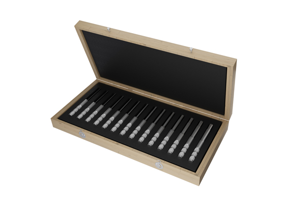 Набор цилиндрических щупов электромеханика в пенале