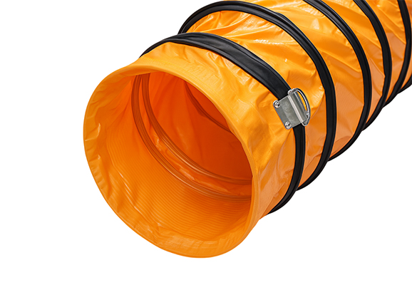 Воздуховод гибкий ГВ-200-5 (D200 мм 5 м) для вентилятора осевого переносного продувки колодцев ВСП-1000/220