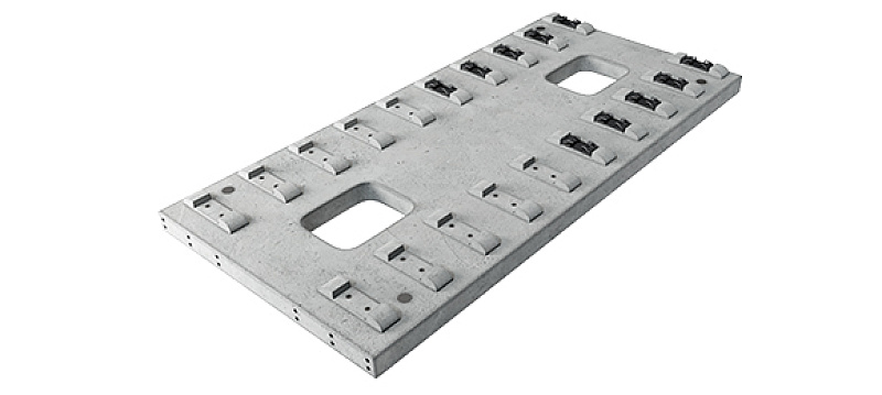 Rail Slab for High-Speed Railway Lines