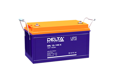 Свинцово-кислотный аккумулятор Delta HRL 12-140 X