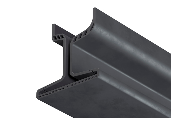 Прирельсовый профиль БНУ (тройной)