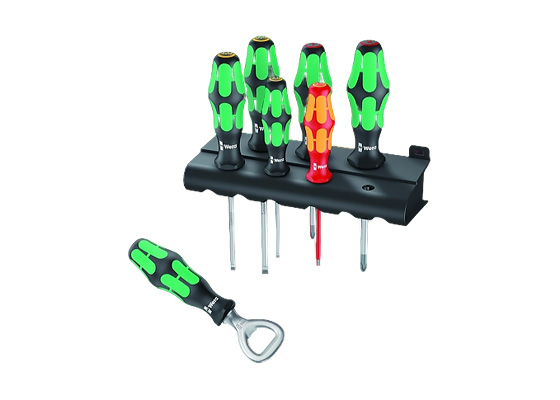 Набор отверток Kraftform Plus, подставка, открывалка, 7 предметов