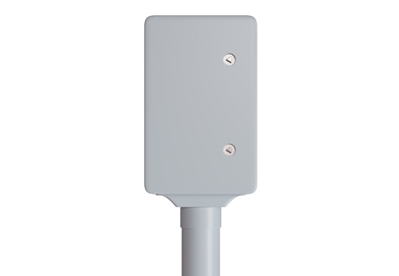 Диэлектрическая стойка коммутационной перегонной связи упрощенная ДСКПСУ ТС 04-02-01 с оптическим разветвителем