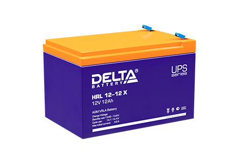 Свинцово-кислотный аккумулятор Delta HRL 12-12 X
