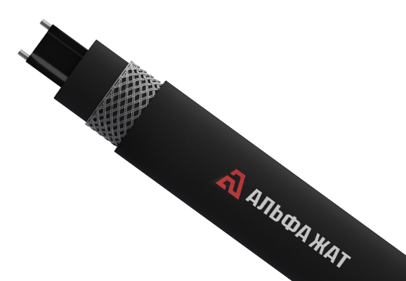 Кабель греющий саморегулирующийся экранированный REXANT с защитой от ультрафиолета 30КНС 2ЛП-ЭЛ-65/85 (UV) (30Вт/м), 200 м