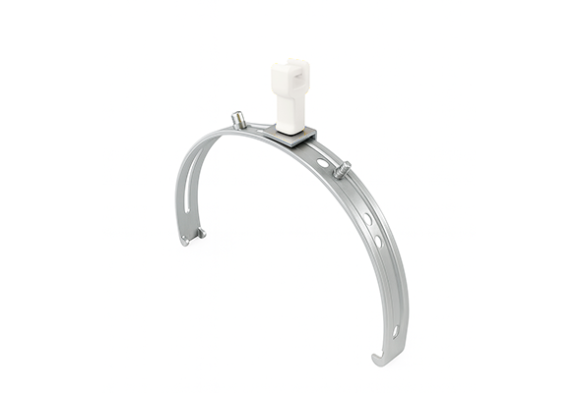 Коньковый регулируемый зажим с пластиковым держателем