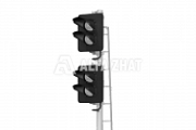 4-units LED high colour light signal 17677-00-00 (measures 3100 mm) with a route indicator