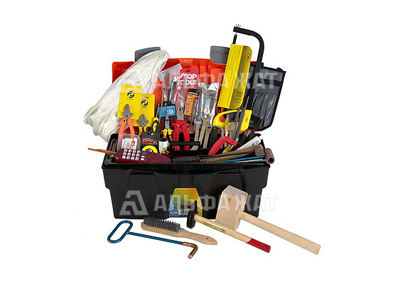 Комплект инструмента кабельщика-спайщика - 3 (02) (пластмассовый ящик)