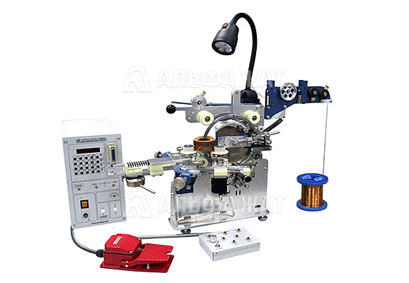 Станок тороидальной намотки катушек с бегунком СНТ-0.450ПБ «Сапфир»