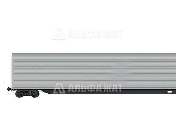 Крытый вагон для перевозки автомобилей 11-1291-01