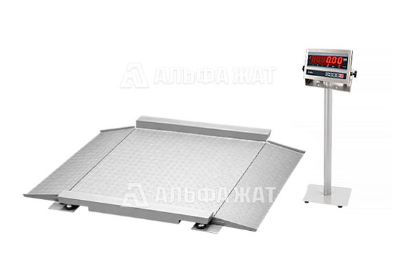 Платформенные весы низкопрофильные ЕВ4-Max-Н (WI-2RS; 1200х1500; 300/600х0,1/0,2)