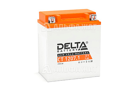 Стартерный аккумулятор Delta CT 1207.1