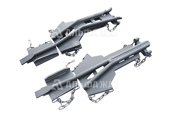 Башмак накаточный универсальный типа «Рыбка» титановый сварной проект 512ТС