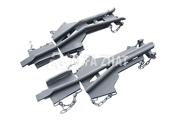 Schuhrändelung Universaltyp «Fisch» Titan geschweißt Projekt 512TS